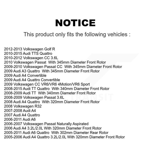 Brake Pads Kit-KTC-100071 - Kit.bestparts.ca