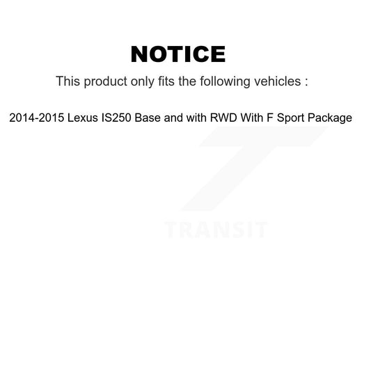 Brake Pads Kit-KTC-100092 - Kit.bestparts.ca