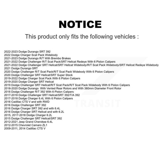 Brake Pads Kit-KTC-100182 - Kit.bestparts.ca