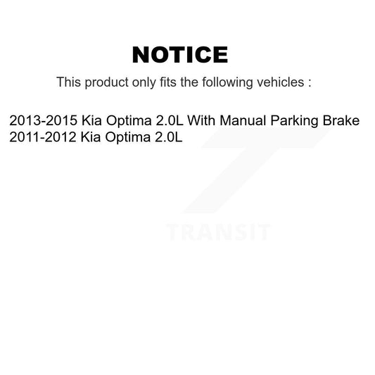 Brake Pads Kit-KTC-100194 - Kit.bestparts.ca
