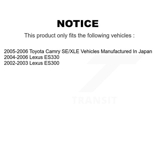 Brake Pads Kit-KTC-100458 - Kit.bestparts.ca