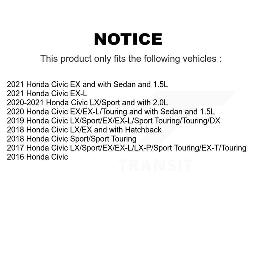 Brake Pads Kit-KTC-100470 - Kit.bestparts.ca