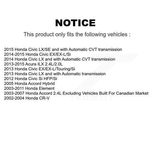 Brake Pads Kit-KTC-100471 - Kit.bestparts.ca