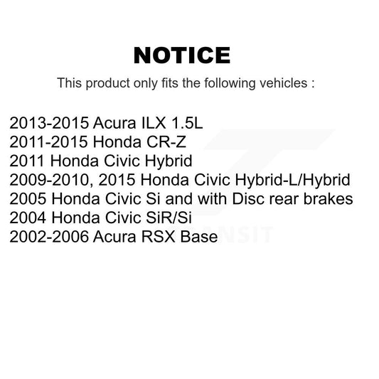 Brake Pads Kit-KTC-100496 - Kit.bestparts.ca