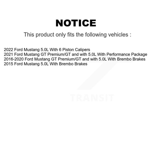 Brake Pads Kit-KTC-100593 - Kit.bestparts.ca