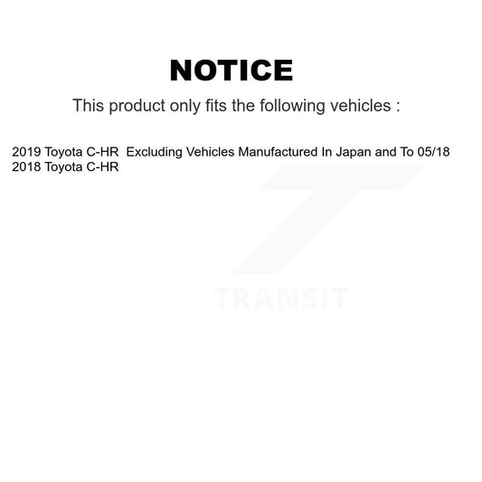 Brake Pads Kit-KTC-100597 - Kit.bestparts.ca