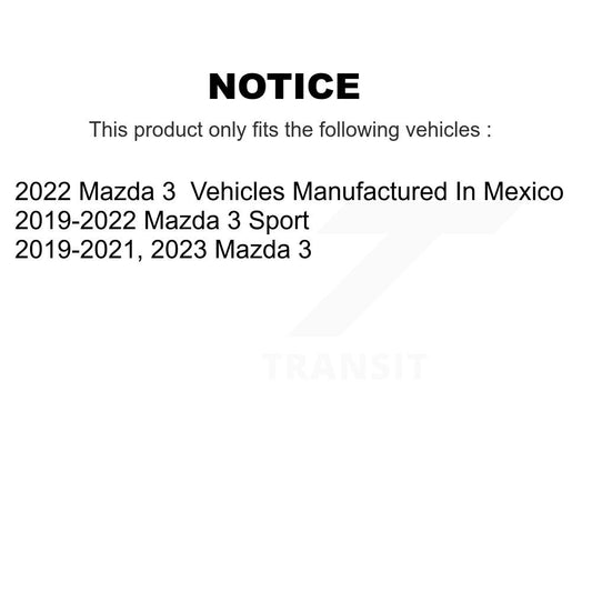 Brake Pads Kit-KTC-100693 - Kit.bestparts.ca