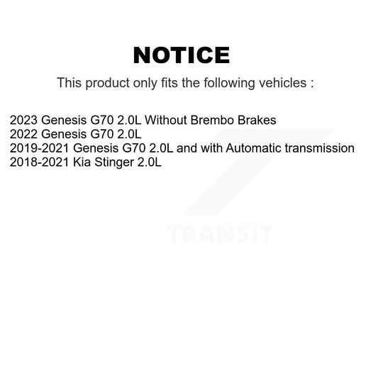 Brake Pads Kit-KTC-100747 - Kit.bestparts.ca