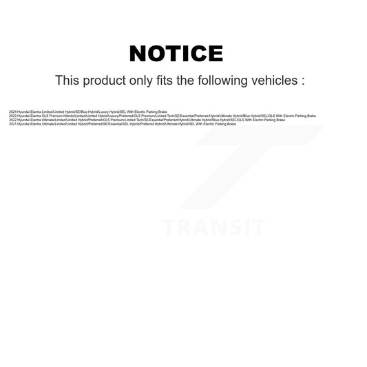 Brake Pads Kit-KTC-100800 - Kit.bestparts.ca