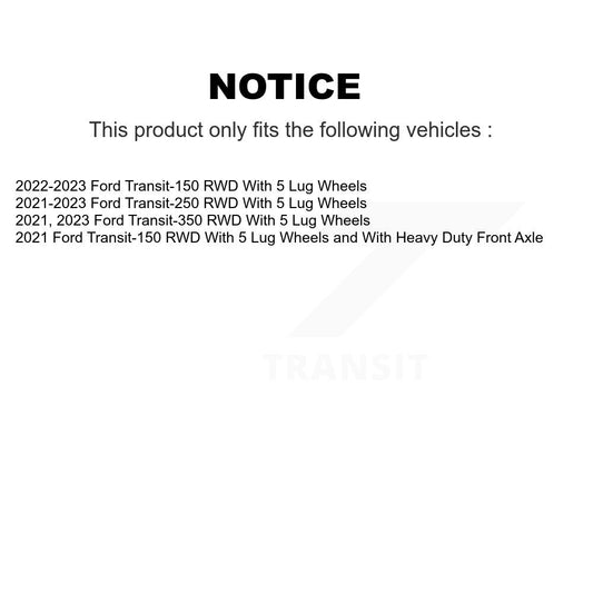 Brake Pads Kit-KTC-100837 - Kit.bestparts.ca