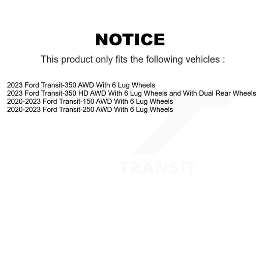 Brake Pads Kit-KTC-100839 - Kit.bestparts.ca