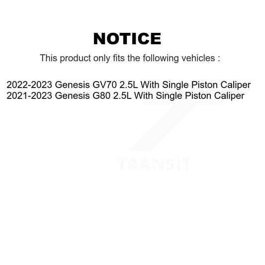 Brake Pads Kit-KTC-100856 - Kit.bestparts.ca