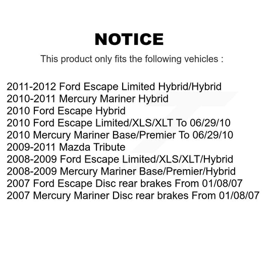 Brake Pads Kit-KTN-100010 - Kit.bestparts.ca