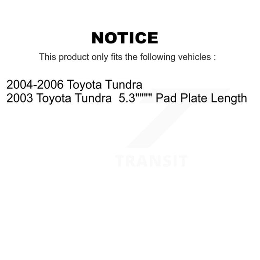 Brake Pads Kit-KTN-100219 - Kit.bestparts.ca