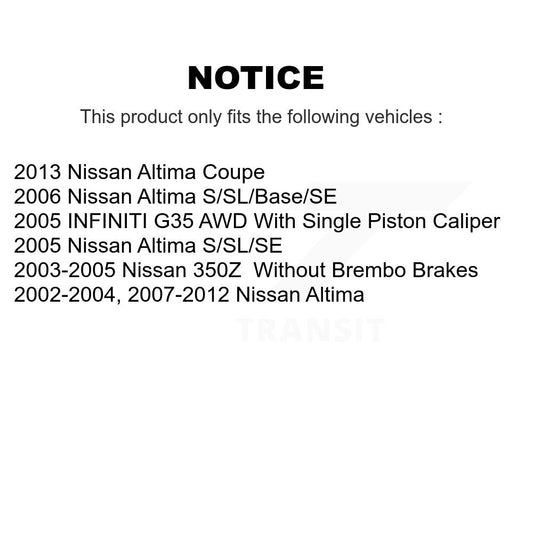 Brake Pads Kit-KTN-100533 - Kit.bestparts.ca