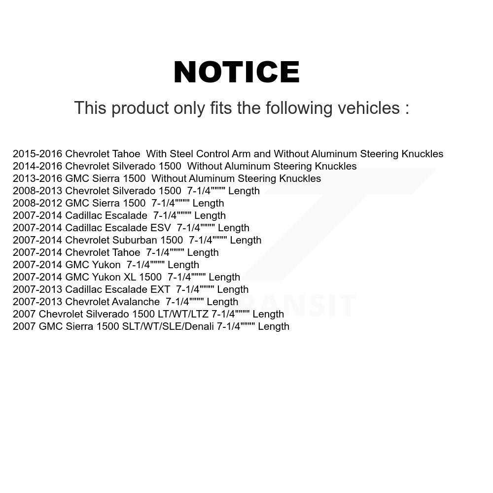 Suspension Control Arm Ball Joint Assembly Kit-KTR-100043 - Kit.bestparts.ca Kit.bestparts.ca