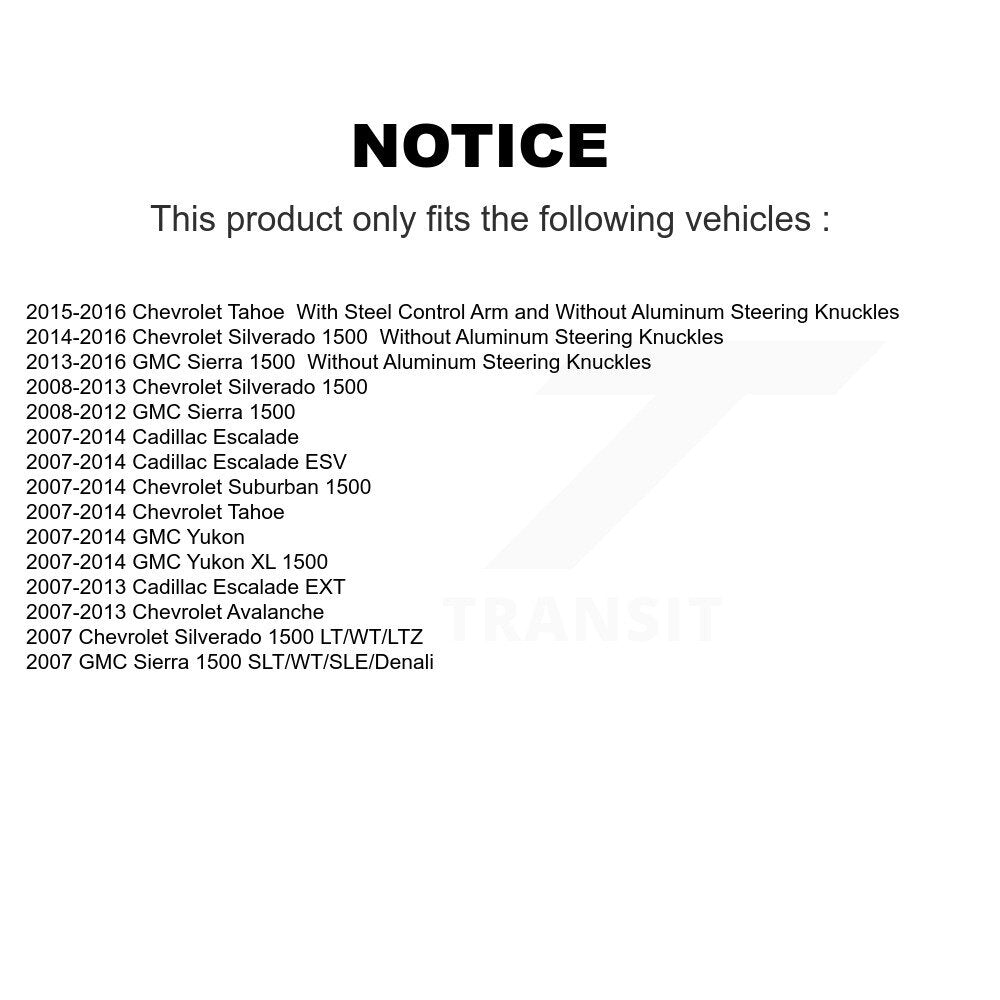 Suspension Control Arm Ball Joint Assembly Kit-KTR-101524 - Kit.bestparts.ca Kit.bestparts.ca