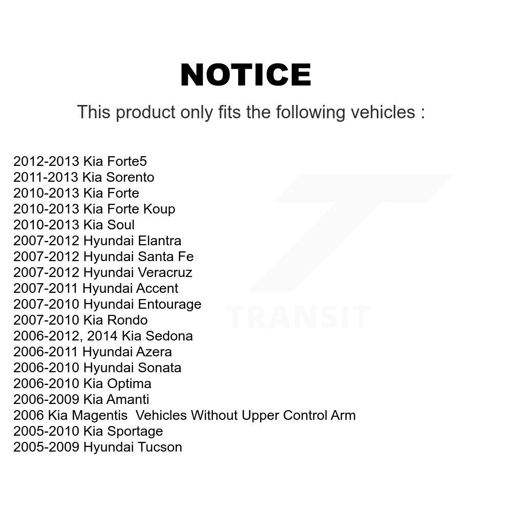 Suspension Control Arm Bushing Kit-KTR-102275 - Kit.bestparts.ca Kit.bestparts.ca