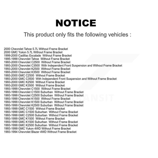 Steering Idler Arm Kit-KTR-105117 - Kit.bestparts.ca