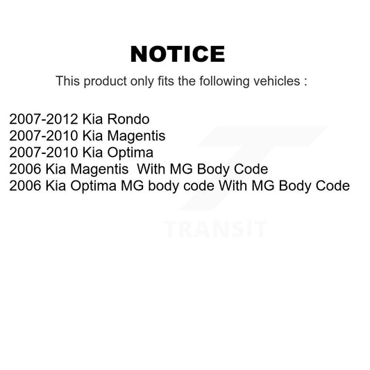 Suspension Control Arm Kit-KTR-105236 - Kit.bestparts.ca