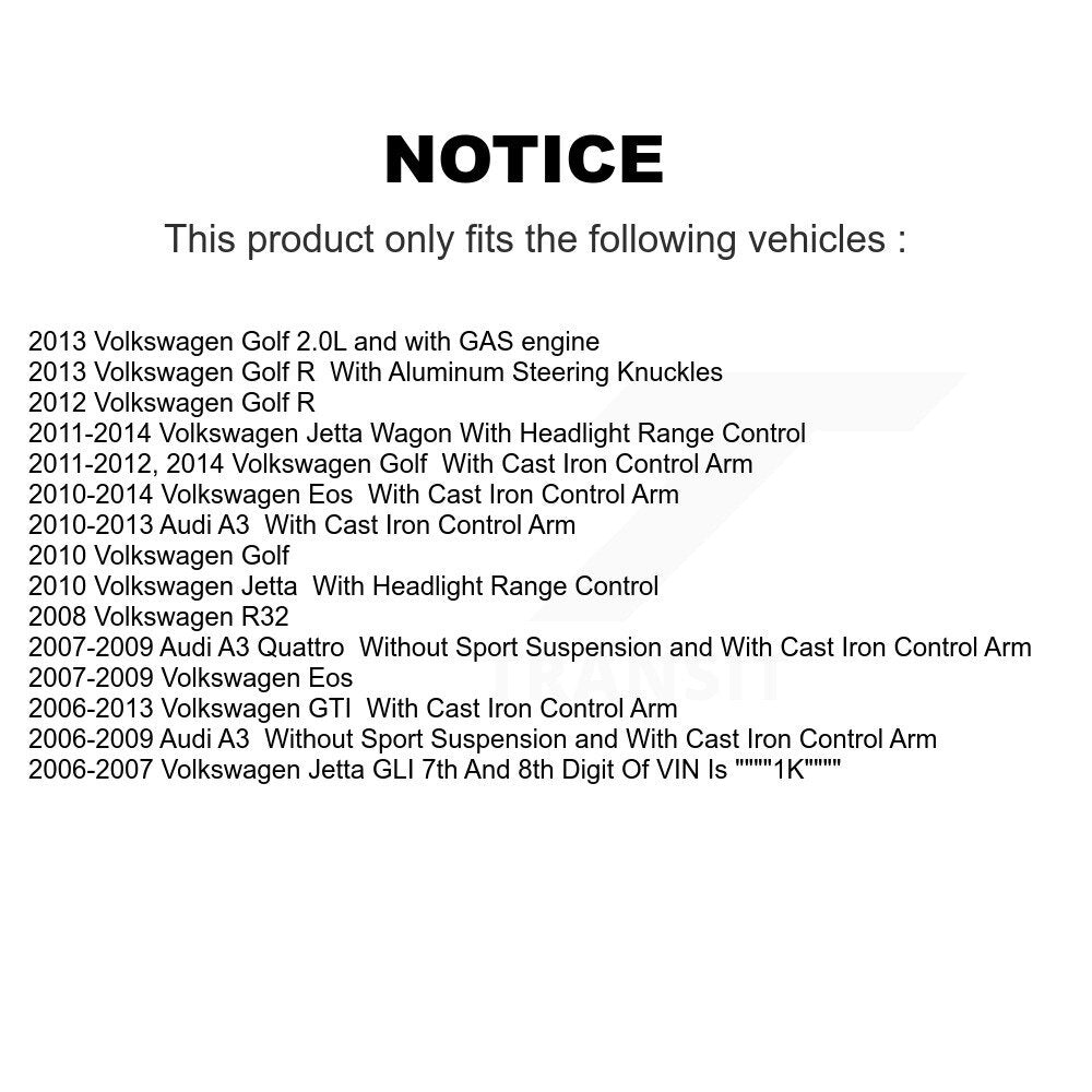 Suspension Control Arm Kit-KTR-105248 - Kit.bestparts.ca Kit.bestparts.ca