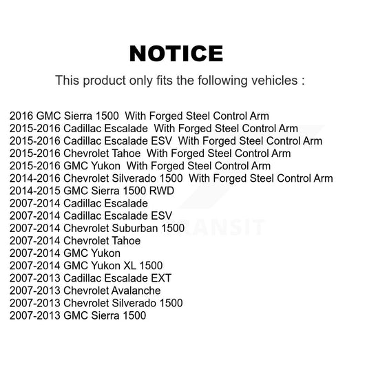 Suspension Control Arm Ball Joint Assembly Kit-KTR-105740