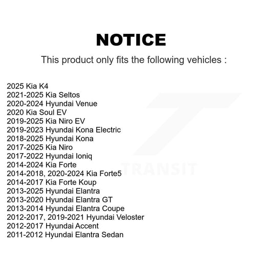 Suspension Control Arm Bushing Kit-KTR-105780