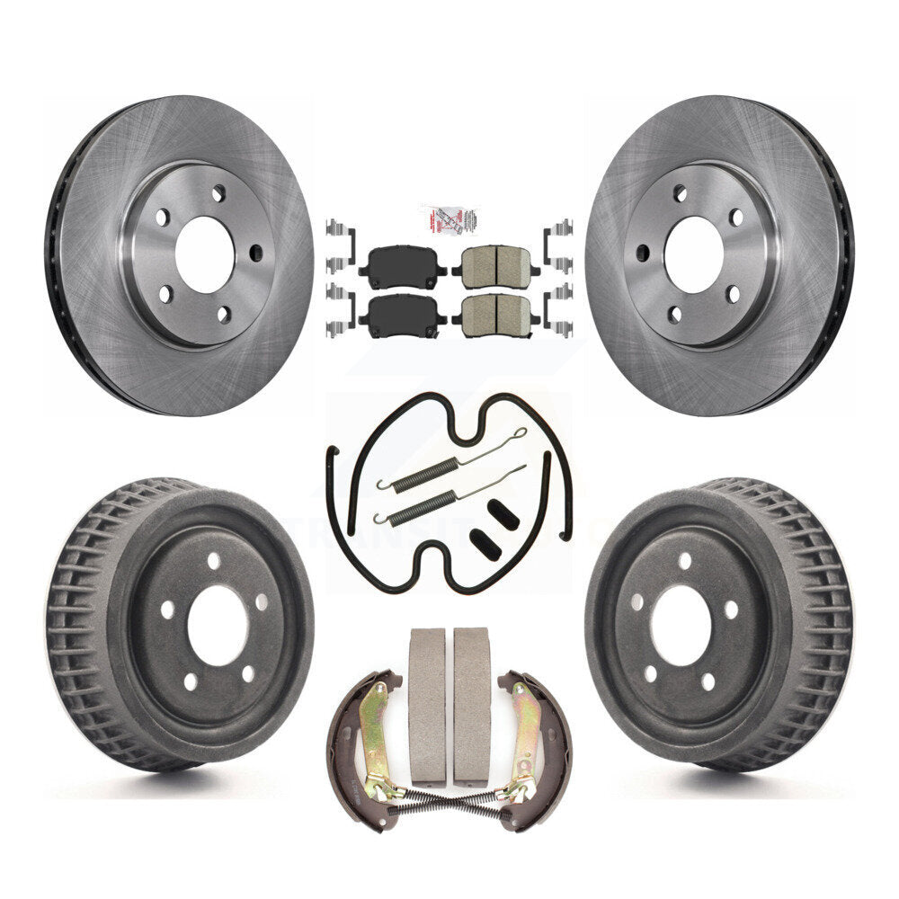 Disc Rotors and Ceramic Brake Pads Kit-K8A-100071 - Kit.bestparts.ca
