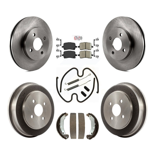 Disc Rotors and Ceramic Brake Pads Kit-K8A-100091