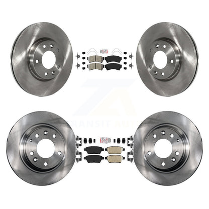 Disc Rotors and Semi-Metallic (Front) & Ceramic (Rear) Brake Pads Kit-K8A-101617 - Kit.bestparts.ca