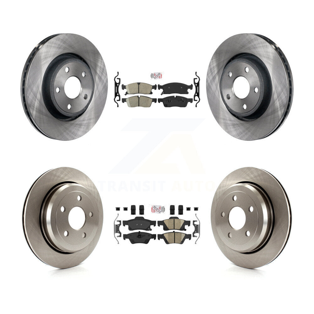 Disc Rotors and Ceramic Brake Pads Kit-K8A-101870