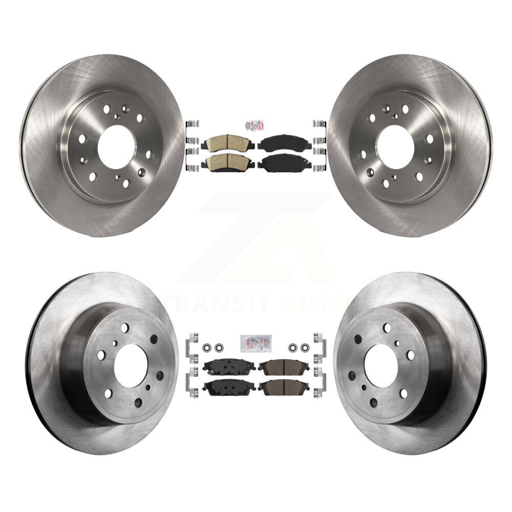 Disc Rotors and Ceramic (Front) & Semi-Metallic (Rear) Brake Pads Kit-K8A-101910 - Kit.bestparts.ca Kit.bestparts.ca