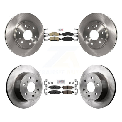 Disc Rotors and Ceramic (Front) & Semi-Metallic (Rear) Brake Pads Kit-K8A-101910 - Kit.bestparts.ca