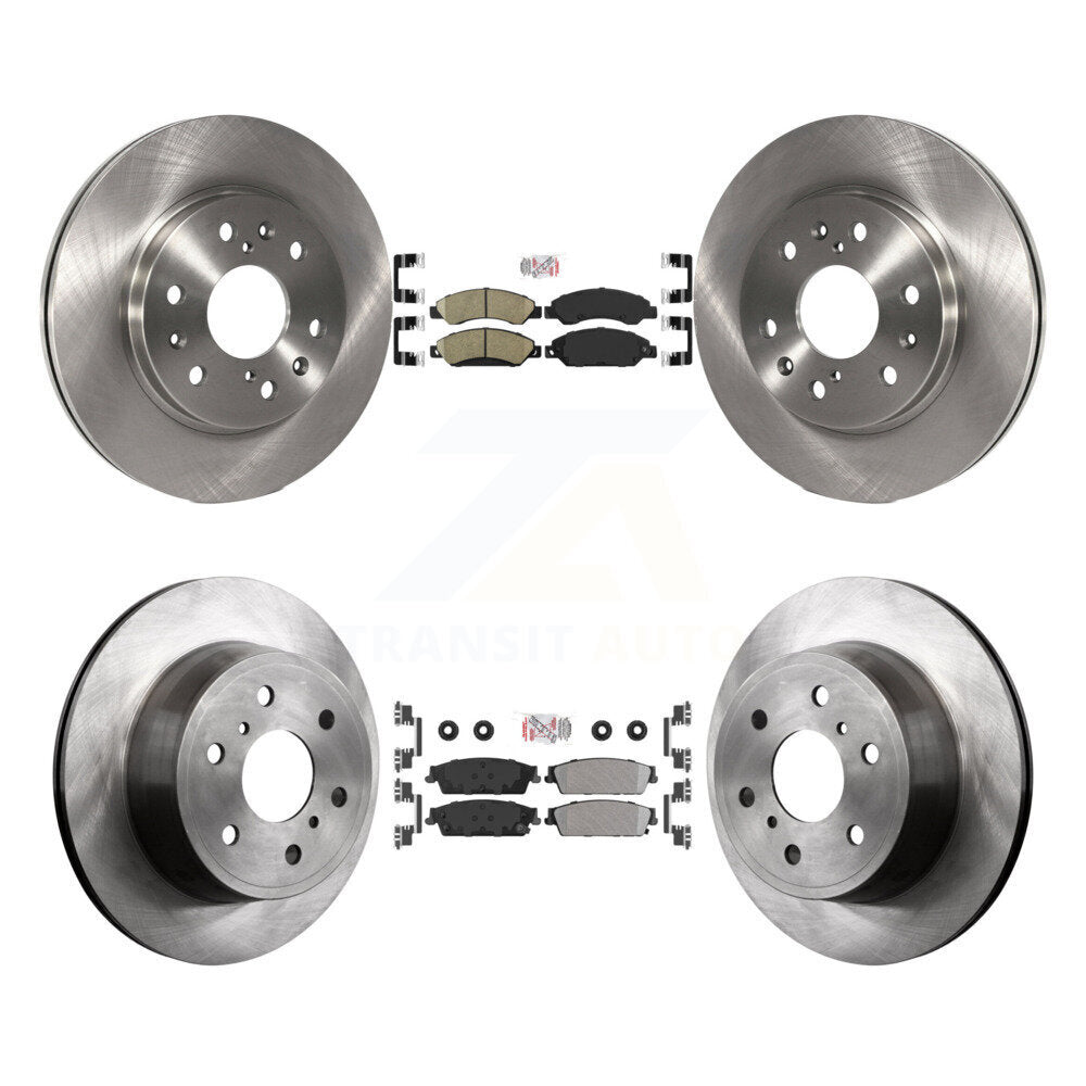 Disc Rotors and Ceramic (Front) & Semi-Metallic (Rear) Brake Pads Kit-K8A-101913 - Kit.bestparts.ca Kit.bestparts.ca