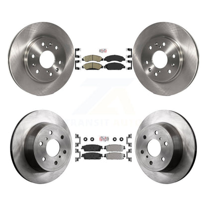 Disc Rotors and Ceramic (Front) & Semi-Metallic (Rear) Brake Pads Kit-K8A-101913 - Kit.bestparts.ca