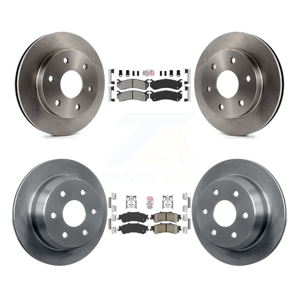 Disc Rotors and Semi-Metallic (Front) & Ceramic (Rear) Brake Pads Kit-K8A-101919 - Kit.bestparts.ca