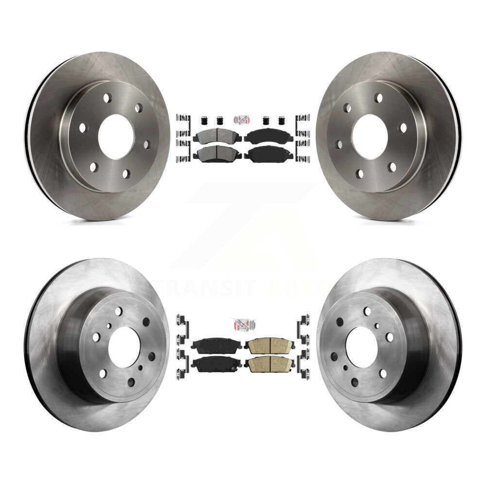 Disc Rotors and Semi-Metallic (Front) & Ceramic (Rear) Brake Pads Kit-K8A-101926 - Kit.bestparts.ca