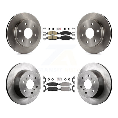 Disc Rotors and Ceramic (Front) & Semi-Metallic (Rear) Brake Pads Kit-K8A-101927 - Kit.bestparts.ca