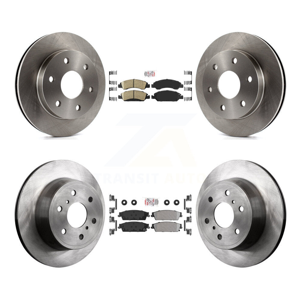Disc Rotors and Ceramic (Front) & Semi-Metallic (Rear) Brake Pads Kit-K8A-101929 - Kit.bestparts.ca Kit.bestparts.ca