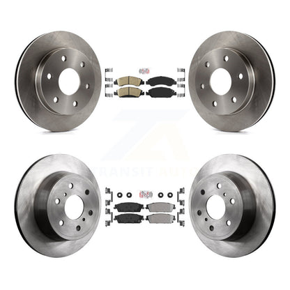 Disc Rotors and Ceramic (Front) & Semi-Metallic (Rear) Brake Pads Kit-K8A-101929 - Kit.bestparts.ca