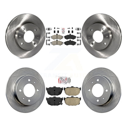 Disc Rotors and Semi-Metallic (Front) & Ceramic (Rear) Brake Pads Kit-K8A-102025 - Kit.bestparts.ca