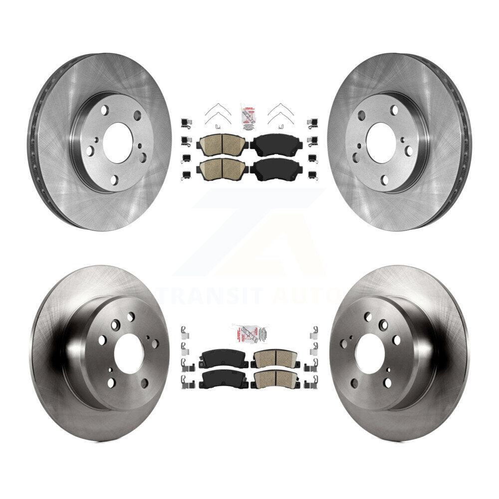 Disc Rotors and Ceramic Brake Pads Kit-K8A-102046 - Kit.bestparts.ca