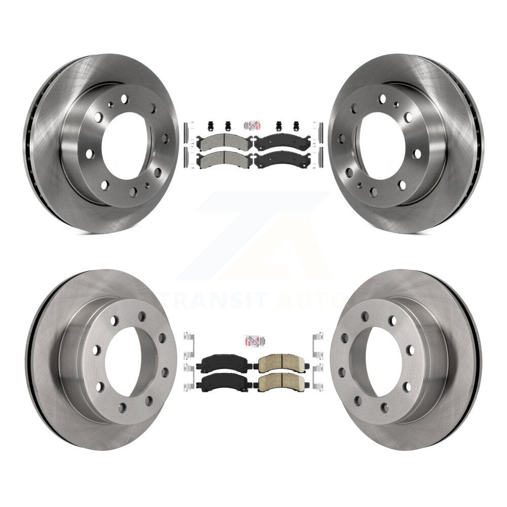 Disc Rotors and Semi-Metallic (Front) & Ceramic (Rear) Brake Pads Kit-K8A-102056 - Kit.bestparts.ca