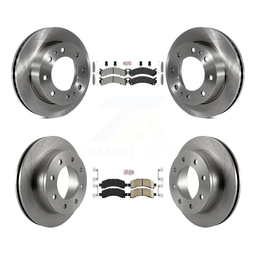Disc Rotors and Semi-Metallic (Front) & Ceramic (Rear) Brake Pads Kit-K8A-102058 - Kit.bestparts.ca