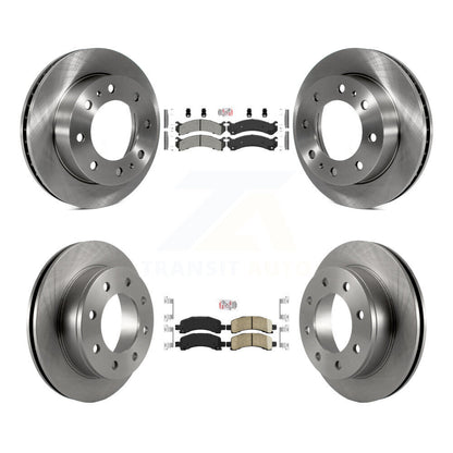 Disc Rotors and Semi-Metallic (Front) & Ceramic (Rear) Brake Pads Kit-K8A-102058 - Kit.bestparts.ca