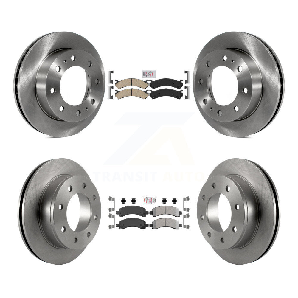 Disc Rotors and Ceramic (Front) & Semi-Metallic (Rear) Brake Pads Kit-K8A-102061 - Kit.bestparts.ca