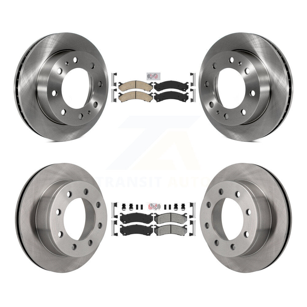 Disc Rotors and Ceramic (Front) & Semi-Metallic (Rear) Brake Pads Kit-K8A-102066 - Kit.bestparts.ca