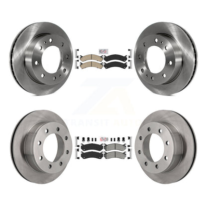 Disc Rotors and Ceramic (Front) & Semi-Metallic (Rear) Brake Pads Kit-K8A-102066 - Kit.bestparts.ca