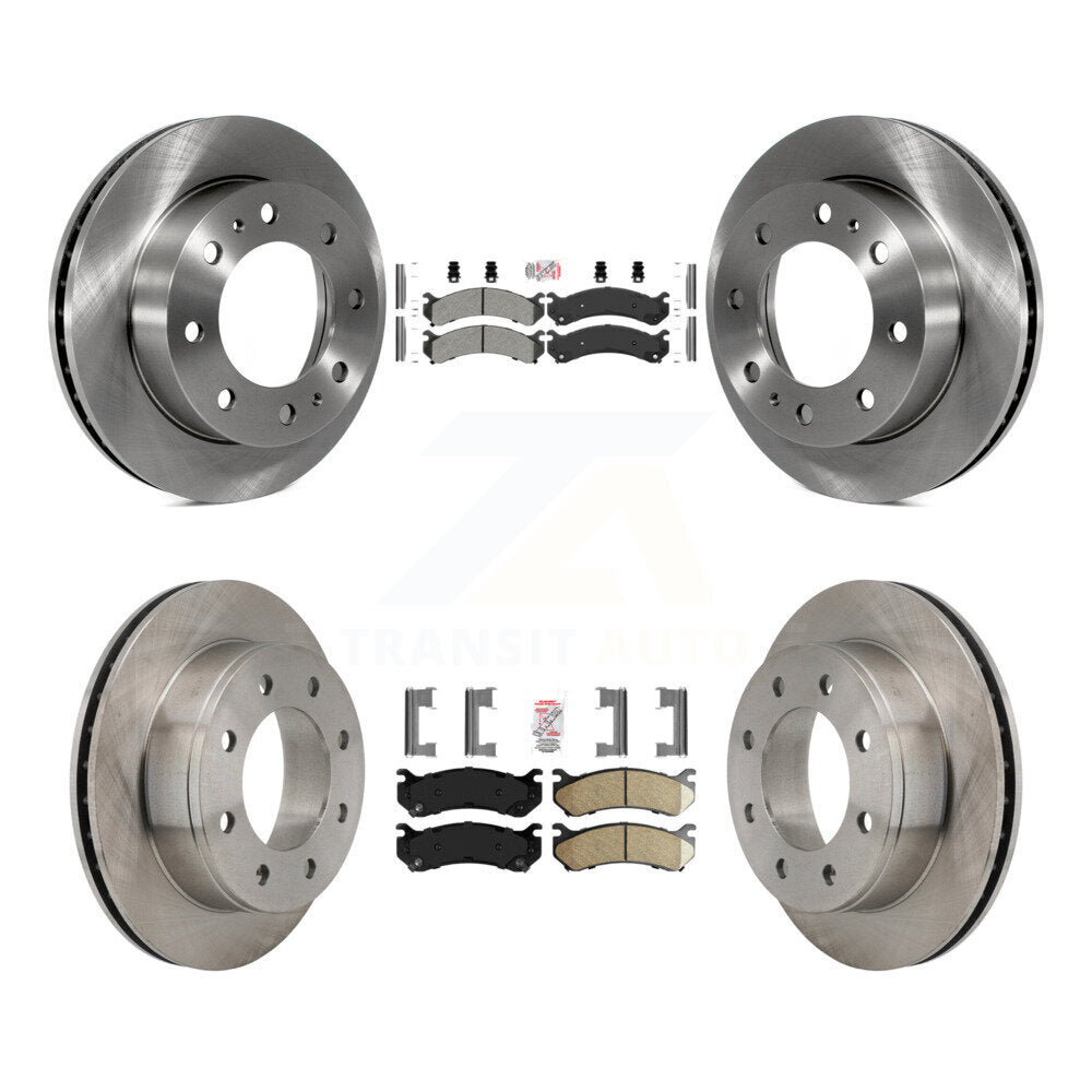 Disc Rotors and Semi-Metallic (Front) & Ceramic (Rear) Brake Pads Kit-K8A-102069 - Kit.bestparts.ca