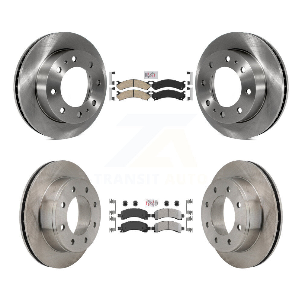 Disc Rotors and Ceramic (Front) & Semi-Metallic (Rear) Brake Pads Kit-K8A-102093 - Kit.bestparts.ca